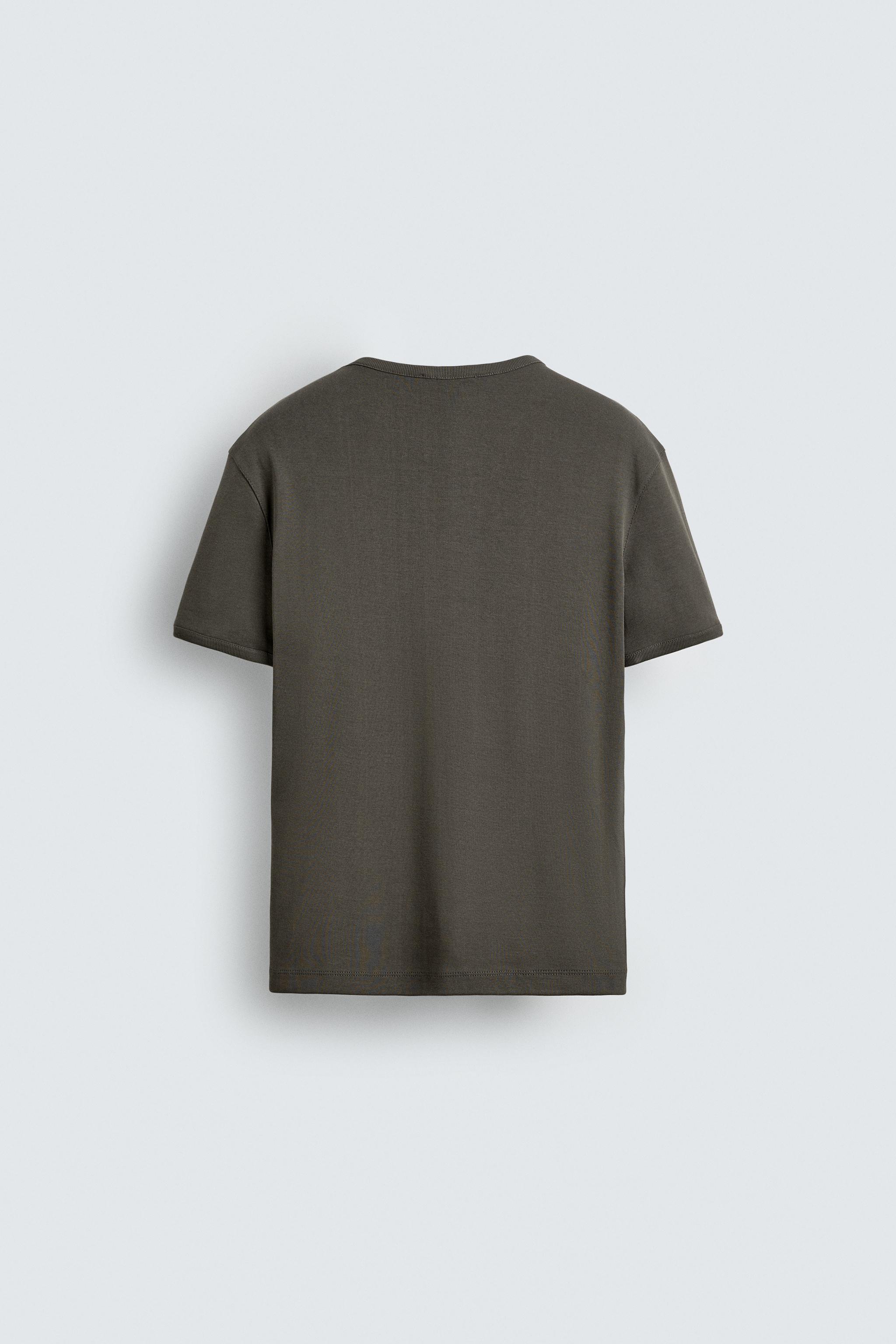 BASIC RIBBED T-SHIRT